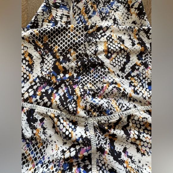 Sage Collective Multicolored Snakeskin Pattern Legging - Picture 3 of 5